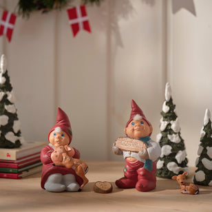 Klarborg årsnissepar 2025 Elvin og Emmelie 25 års jubilæum nisser julefigurer